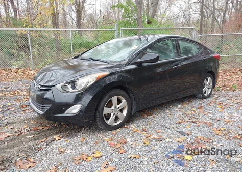 2013 Hyundai Elantra Gls z USA, uszkodzony, nr VIN 5NPDH4AE1DH361869